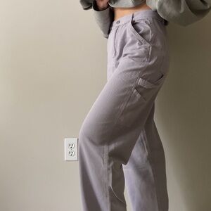 Lilac cargo pants